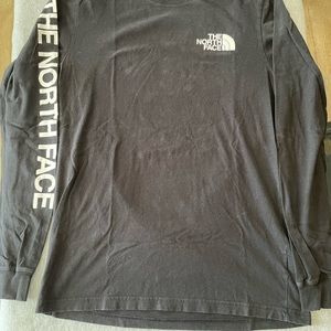 Mens Small Long Sleeve Black T-shirt